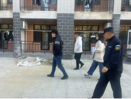 安全守护&middot;我们在行动--总务处、物业管理中心联合开展安全检查工作